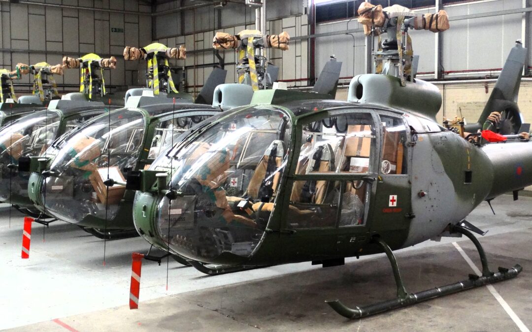 Gazelle Helicopter Airframes, Spares and Tooling offered for sale